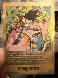 Energy Marker E-80 Gold Manga Booster 02 Dragon Ball Card English - Image 1