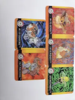 Vintage Pokemon Artbox Premier Edition Cards Lot of 5 Eevee Pidgey Machoke - Image 3