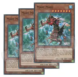 Yugioh - Mare Mare x 3 - 1st Edition Super Rare NM - Free Holographic Card - Image 1