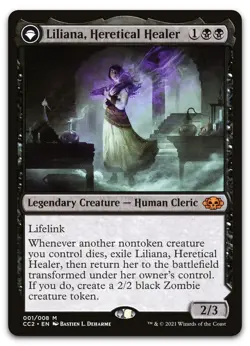 Liliana, Heretical Healer #1 (NM) Commander Collection Black CC2 Magic MTG - Image 1