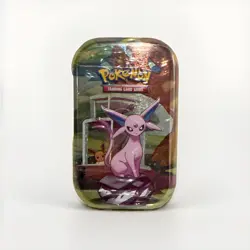 Pokemon TCG Prismatic Evolutions - Espeon Mini Tin - SEALED - Image 1