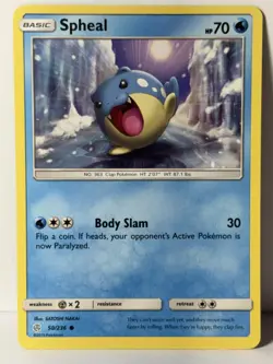Spheal 50/236 SM - Cosmic Eclipse NM Pokemon Fast Shipping - Image 1