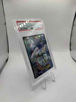 2015 POKEMON XY DOUBLE CRISIS #6 FULL ART/TEAM AQUA'S KYOGRE EX PSA 7 - Image 3