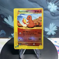 Pokemon Charmander 97/165 Expedition Base Set Reverse Holo DMG - Image 1