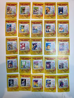71 HP Carddass Anime Collection Lot Set Bandai Pokemon Japanese Cards - Image 5