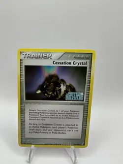 Pokemon Cessation Crystal Trainer Card 74/100 Stamped Holo AND LOT - Image 1