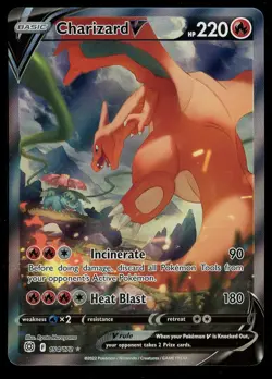 Pokemon Charizard V 154/172 Brilliant Stars Alt Art Ultra Rare Lightly Played - Image 1