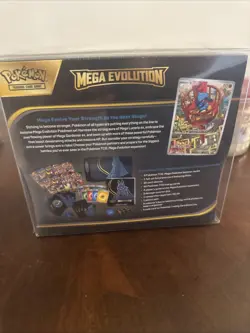 Pokemon Lucario Mega Evolution ETB With Plastic Display Case - Image 3