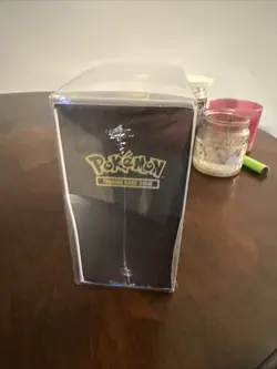 Pokemon Lucario Mega Evolution ETB With Plastic Display Case - Image 4