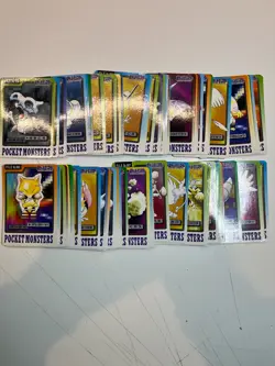 68 MP File Carddass Bandai Set Lot Pokemon Pocket Monster 1997 - Image 1