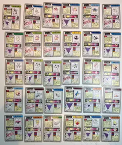68 MP File Carddass Bandai Set Lot Pokemon Pocket Monster 1997 - Image 3
