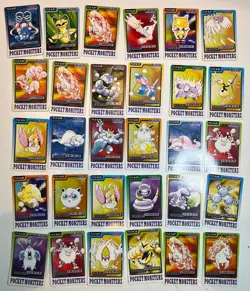 68 MP File Carddass Bandai Set Lot Pokemon Pocket Monster 1997 - Image 4