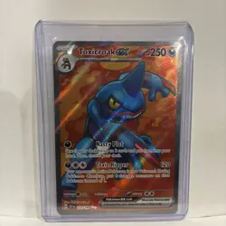 POKEMON ~ TOXICROAK EX ~ 232/198 ~ SCARLET & VIOLET BASE SET ~ ULTRA RARE NM - Image 1