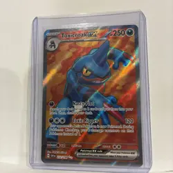 POKEMON ~ TOXICROAK EX ~ 232/198 ~ SCARLET & VIOLET BASE SET ~ ULTRA RARE NM - Image 3