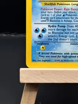 Pokemon CGC Blastoise 2/102 Base set Rare Holo WOTC TCG 1999 - Image 5