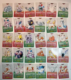 109 MP File Carddass Red Green Bandai Set Lot Pokemon Pocket Monster 1996 - Image 4