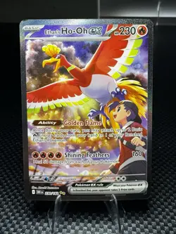Ethan's Ho-Oh ex 230/182 - Destined Rivals Pokemon TCG - Image 1