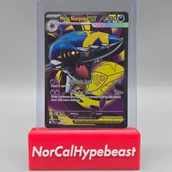 2025 Pokemon Phantasmal Flames TCG MEGA SHARPEDO EX 113/094 Full Art Ultra Rare - Image 1