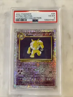 2002 Pokemon Legendary Collection Reverse Holo Hypno PSA 4 VG-EX New Cert - Image 1