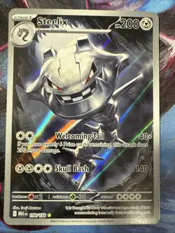 Pokemon TCG Steelix 150/132 Illustration Rare, Mega Evolution, NM/M Condition - Image 1