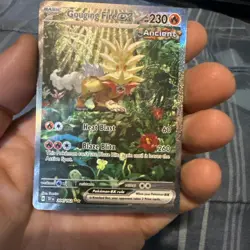 Pokemon Temporal Forces 2024 Special Illustration Gouging Fire EX 204/162 MP - Image 1
