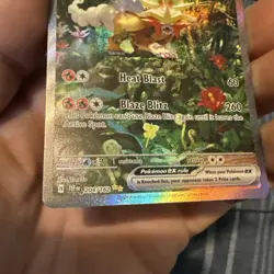 Pokemon Temporal Forces 2024 Special Illustration Gouging Fire EX 204/162 MP - Image 3