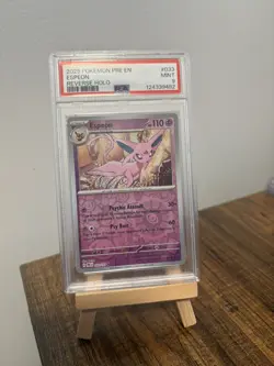 2025 Pokemon Espeon #33/131 PSA 9 Mint Reverse Holo✨ Prismatic Evolutions Rare - Image 1