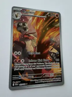 Pokemon Destined Rivals Blaziken 192/182 Illustration Rare - Near Mint - Image 2