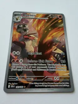 Pokemon Destined Rivals Blaziken 192/182 Illustration Rare - Near Mint - Image 4