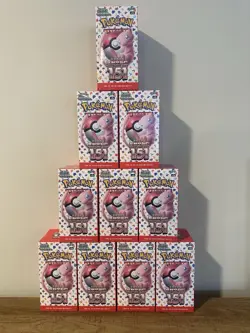[10 BOX SET] Pokemon Korean Scarlet & Violet 151 Booster Box sv2a. US Seller! - Image 1