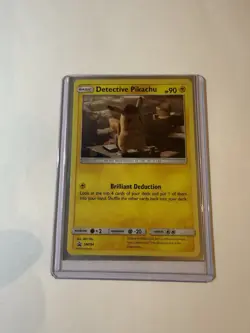 Pokemon TCG-Detective Pikachu SM194 Black Star Promo Holo NM - Image 4