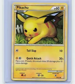 Pikachu - 78/123 - HeartGold and SoulSilver & HGSS Pokemon TCG (NM) - Image 1