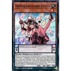DoSolfachord Cutia Yu-Gi-Oh! ANGU-EN014 1st Super Rare - Image 1