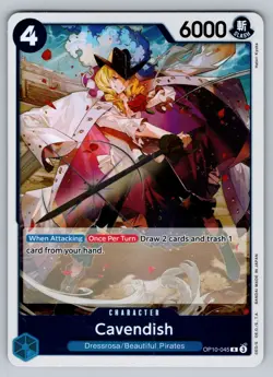One Piece Cavendish (045) (OP10-045/152) OP10 Royal Blood NM FOIL T4 - Image 1