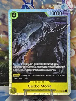 One Piece OP14-104 Gecko Moria SR The Azure Sea’s Seven ENG - Image 1