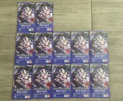 One Piece OP 14 The Azure Sea's Seven Sealed Sleeved Booster Pack Lot Of 12 - Image 1