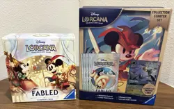 Disney’s Lorcana Fabled Illumineer ‘s Trove And Collection Starter Set New - Image 1