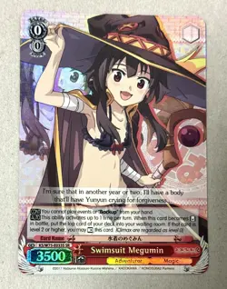 Swimsuit Megumin Konosuba Weiss Schwarz Japanese Foil - KS/W75-033S SR - Image 1