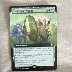 Magic: The Gathering Springleaf Parade Enchantment ECC Green R Card #039 2026 - Image 1