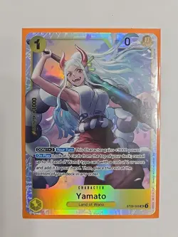 Yamato ST28-005 Starter Deck 28: GREEN/YELLOW Yamato Foil One Piece CCG TCG Card - Image 1