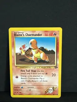 Pokemon Card - Blaine's Charmander Gym Challenge 60/132 Common - Image 1
