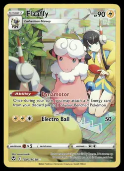 Pokemon Cards Flaaffy TG03/TG30 Silver Tempest Trainer Gallery Holo NM *1 - Image 1