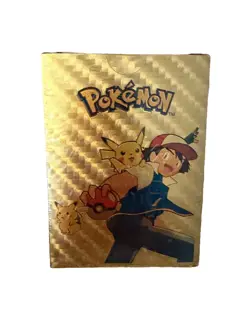 Pokemon Gold Foil Trading Card Deck 110 Cards - Image 1