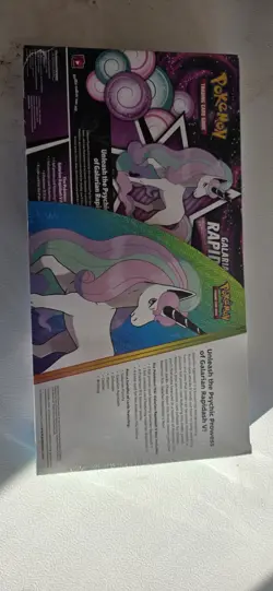 pokemon galarian rapidash v box promo cards - Image 3