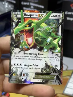 Rayquaza EX 75/108 XY Roaring Skies 2015 Holo Rare Pokemon Card TCG - Image 3