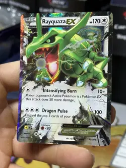 Rayquaza EX 75/108 XY Roaring Skies 2015 Holo Rare Pokemon Card TCG - Image 4