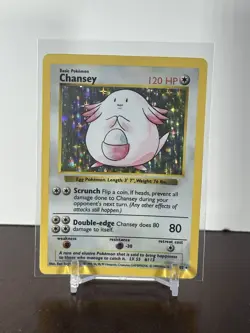 Shadowless Chaney Pokemon Card 3/102 Lp Base Set Holo Rare Wotc Vintage - Image 1