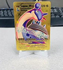 Lapras VMAX SV111/SV122 Gold Foil Pokemon Card - Image 1