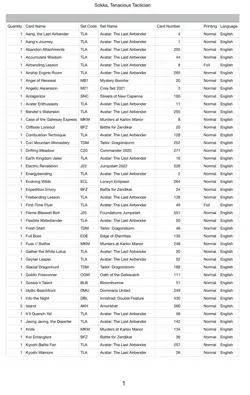 Sokka Ally Tribal, MTG Commander Deck 100 cards - Image 2
