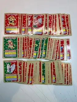 109 HP Topsun BLUE GREEN Back Lot Set Pokemon Top Sun Japanese 1997 Cards - Image 1